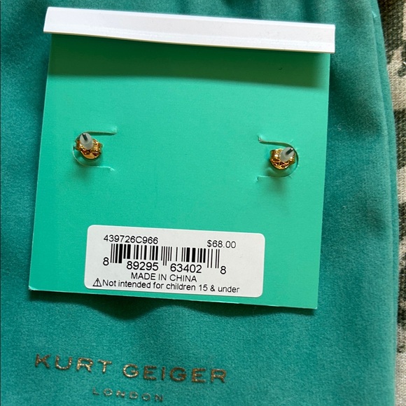 Kurt Geiger Gold Earrings - Picture 4 of 5